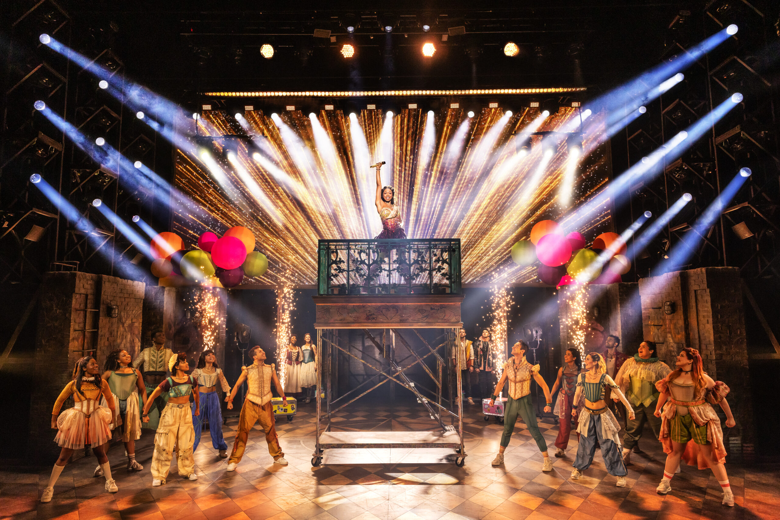 The company of the North American Tour of & JULIET – Photo Credit Matthew Murphy
